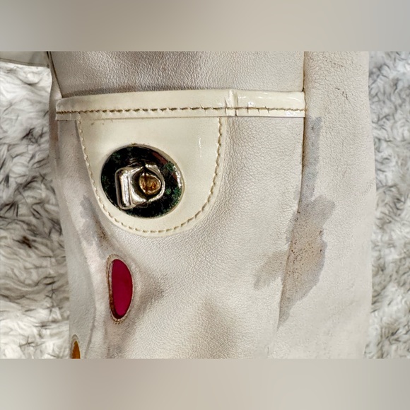 Coach Limited Edition Set (2) Tote Bag with Polka Dots + Wristlet 🚨WORN/As-Is - Picture 11 of 15